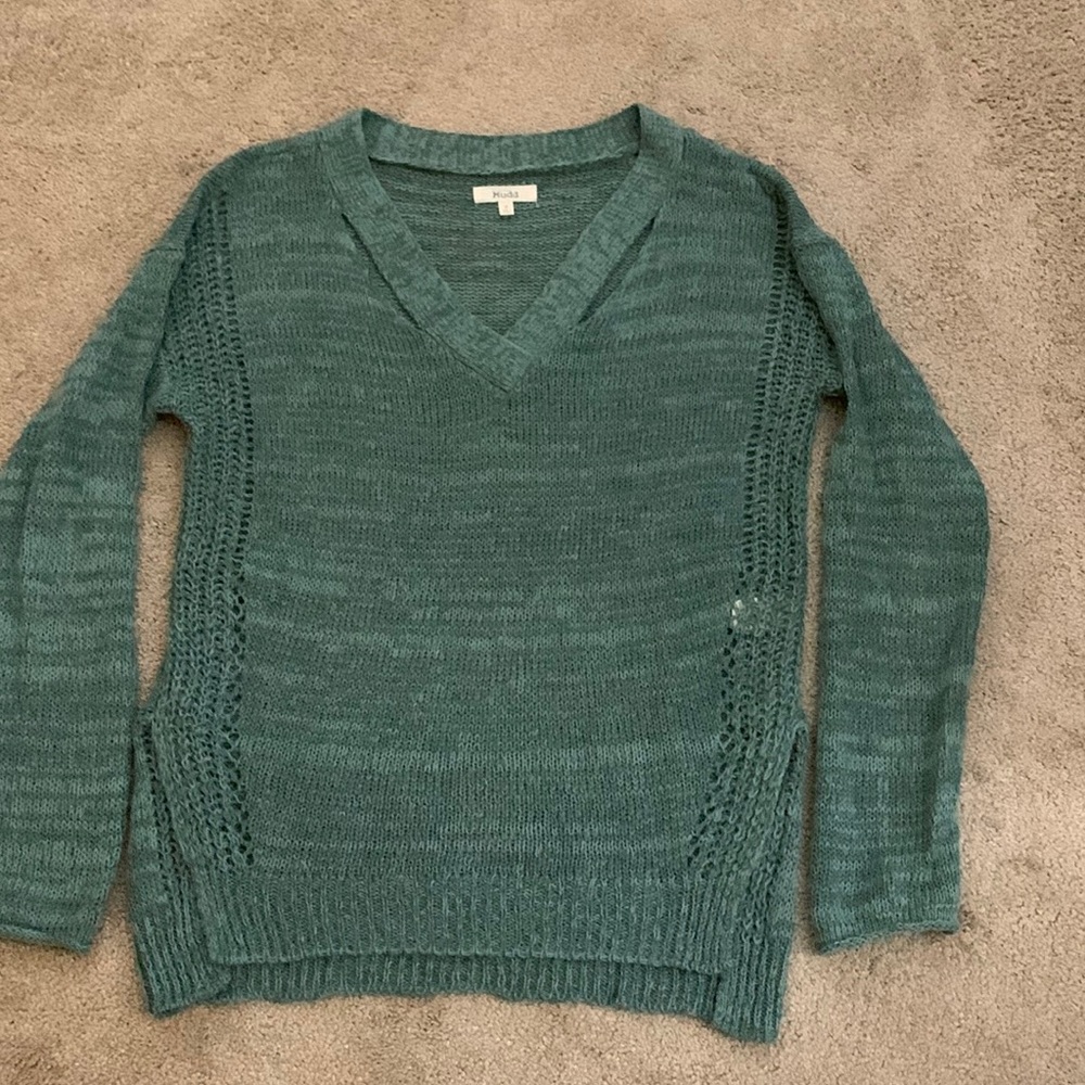 V-Neck Knit Sweater